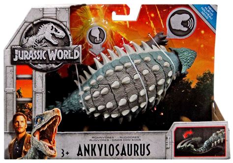Jurassic World Fallen Kingdom Roarivores Ankylosaurus Action Figure Mattel Toywiz