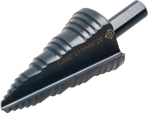 Greenlee 36022 Step Bit Hole Sizes Iso 16 Through Iso 32 Uk