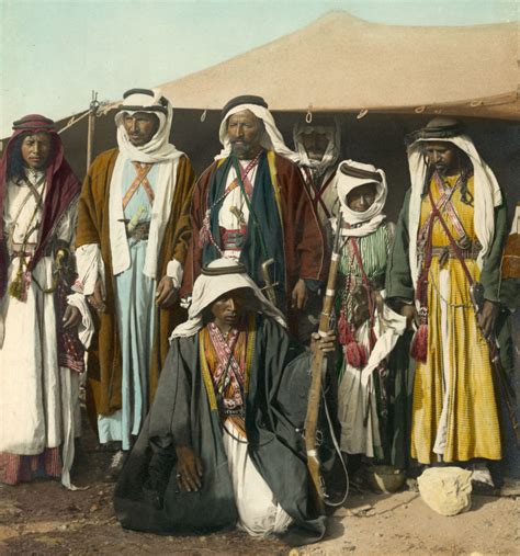 Bedouin Men In Front Of Tent 1898 To1946 Arab Culture Arabic Art African People