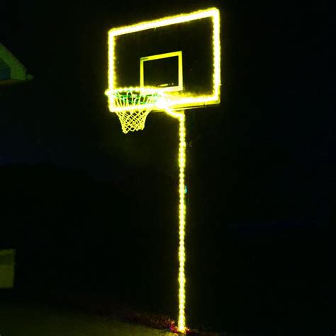 Glow In The Dark Basketball Hoop Lighting Kit Only Basketball Not Included Hoop Light Glow