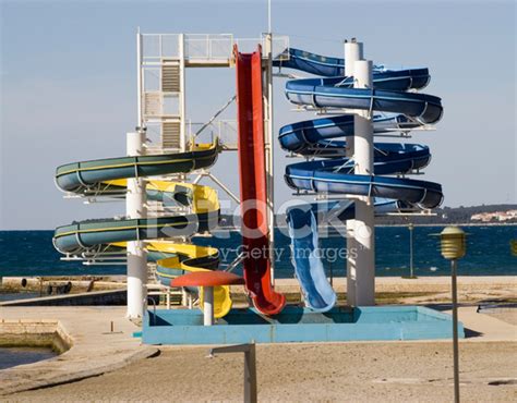 Colotrful Water Slide Stock Photos