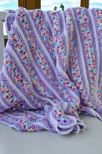 Ravelry Mile A Minute Baby Afghan Pattern By Caron Design Team
