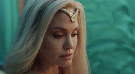 Angelina Jolie Becomes Blonde Superhero In Marvel S The Eternals