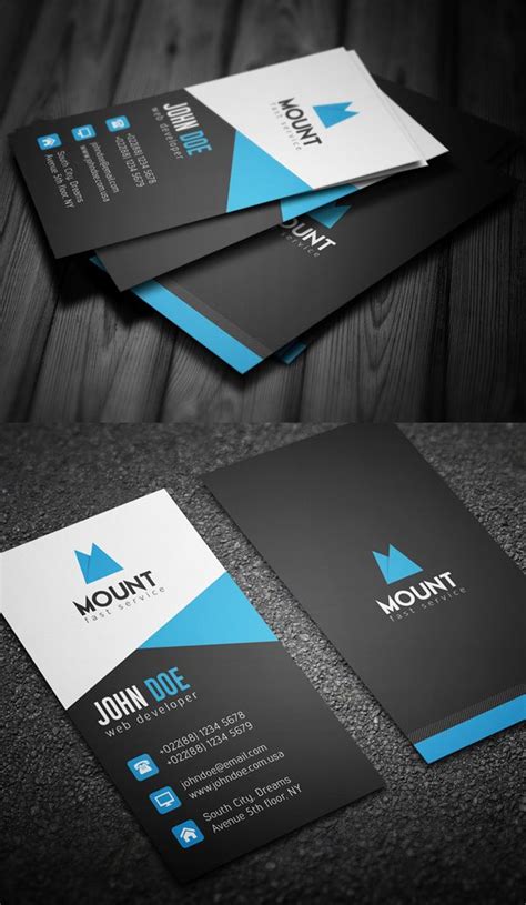New Business Cards Psd Templates Design Graphic Design Junction