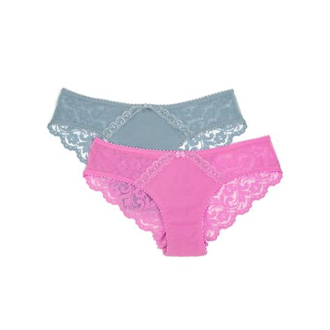 smart and sexy women s signature lace cheeky panty 2 pack