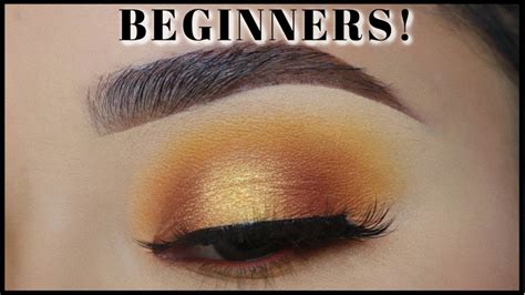 Easy Yellow Eyeshadows For Beginners Youtube