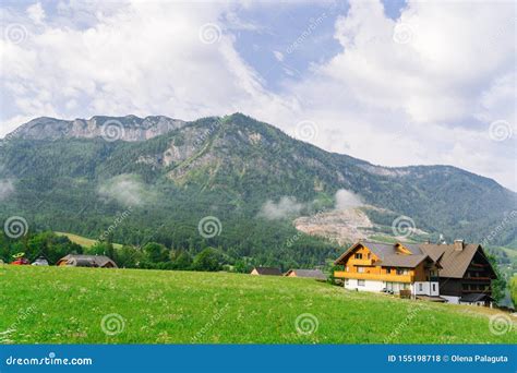 Morning In The Alps Beautiful Foggy Morning Scenery In Alps Region