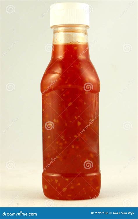 Bottle Of Chili Sauce Stock Photo Image Of Background 2727186