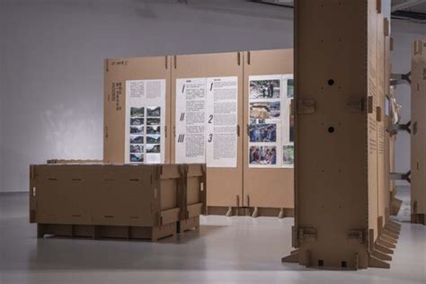 Exhibition Space Formed By Corrugated Cardboards Luo Studio Archdaily