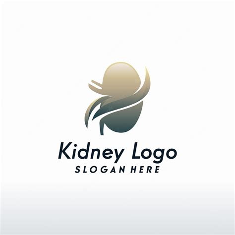 Premium Vector Modern Kidney Logo With Swoosh Health Kidney Logo