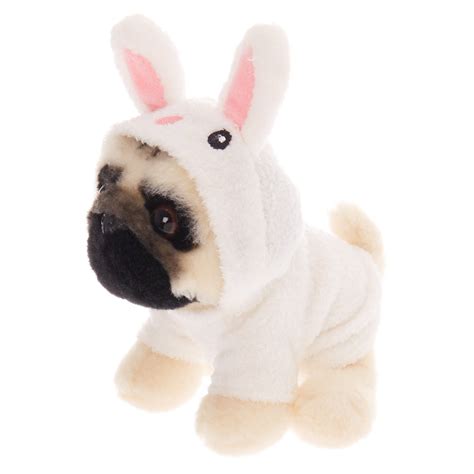 Doug The Pug™ Small Bunny Plush Toy White Claires