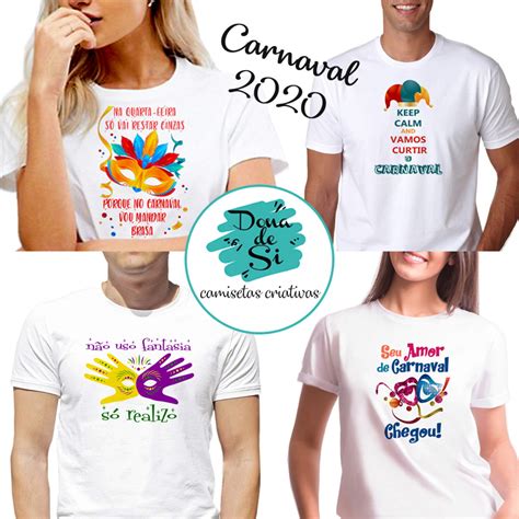 Camiseta Carnaval 2020 Frase Keep Calm Carnival Criativa No Elo7 Dona