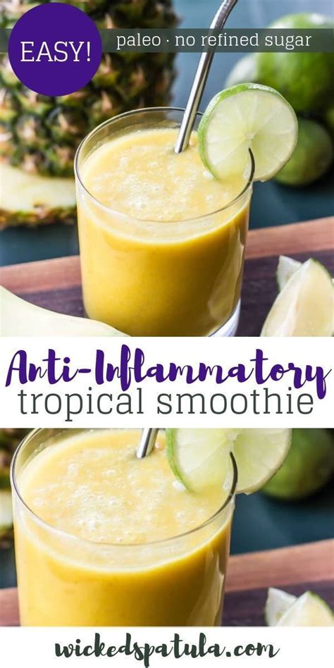 This Anti Inflammatory Tropical Turmeric Smoothie Will Transport You To