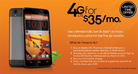 Mobile plans on vodafone ie. Boost Mobile offering $35 plan with unlimited data for 6 ...