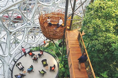 Nbbj Puts Nature Into The Workplace For The Amazon Spheres In Seattle
