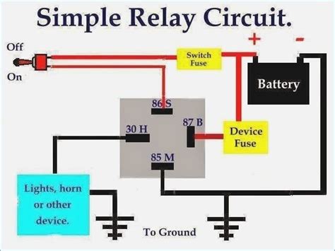 Image Result For 4 Pin Relay Wiring Diagram Horn Electricity