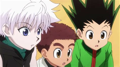 Gon And Killua Practicing Water Divination Youtube