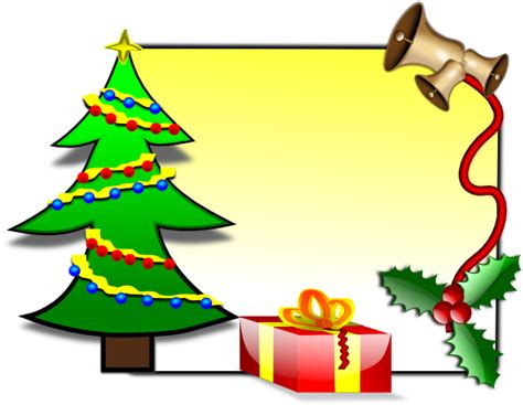 Free shipping on orders $79+! Christmas Card Template Clip Art at Clker.com - vector clip art online, royalty free & public domain