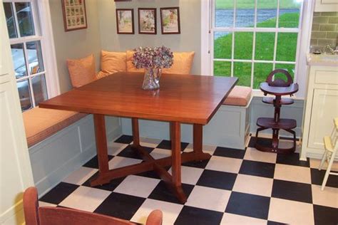 It includes a table that measures 43 long, a bench, and three chairs, all made from a blend of solid and engineered wood. Hand Made Breakfast Nook Or Dining Table by WRwoodworking ...
