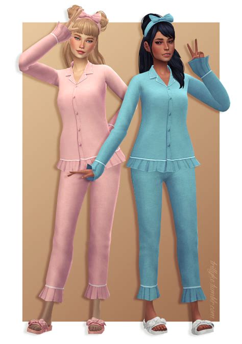 Trillyke A New Pajama Set Is Coming On Your Sims 4 Clothing Sims