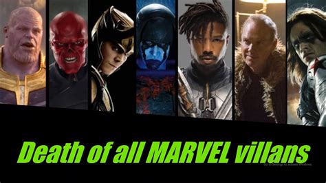 How All Marvel Villains Died In The Mcu From 2008 To 2019 Youtube