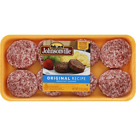 Johnsonville Sausage Breakfast Patties Original Recipe Sausages
