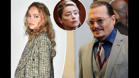 fans defend lily rose for staying silent on johnny depp amber heard trial youtube