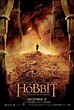 Bilbo en la montaña de oro en cartel de El Hobbit: La Desolación de Smaug