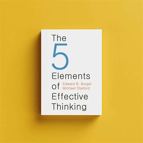 The 5 Elements Of Effective Thinking What You Will Learn On Acast