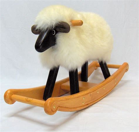 Ivory Fleece Rocking Lamb Buy Britain