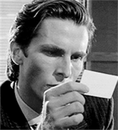 American psycho business card gif. Getting down with start-ups: 12 signs you're taking Slush a bit too seriously