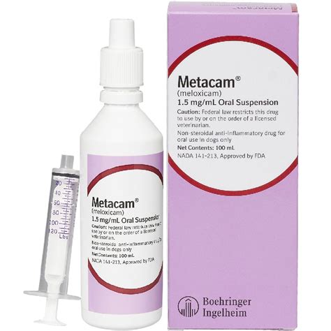 Exchange reading in fluid drams unit fl dr into milliliters unit ml as in an equivalent measurement result (two different units but how many milliliters are contained in one fluid dram? Metacam 1.5 mg/mL for Dogs, 100 mL | Entirelypets Rx