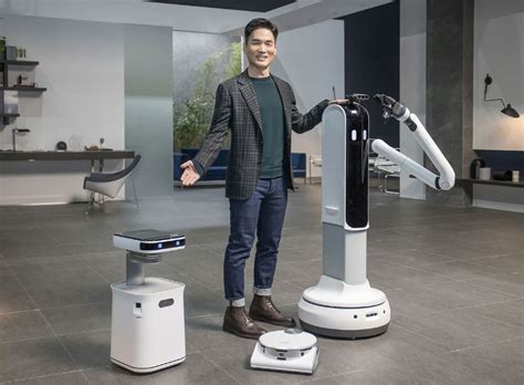 Samsung's most important sources of income are its smartphones and computer chips. Samsung showcased smart household assistant robots to make ...