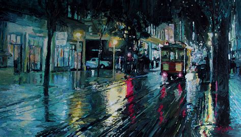 Rainy Night On Powell Street By Seth Couture 2014 Rainy Night Buy