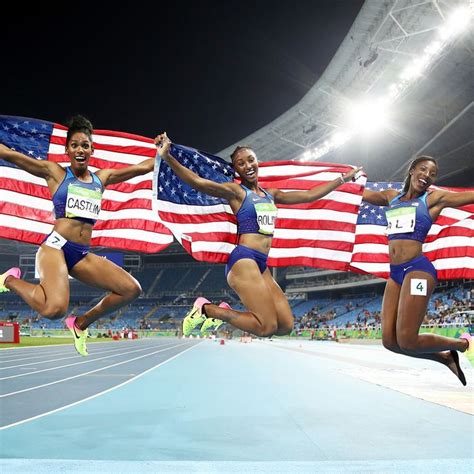 Team Usa Sweeps The Womens 100m Hurdles Becoming The First Country To