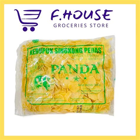 Keropok Kerupuk Singkong Pedas Panda 500g Lazada