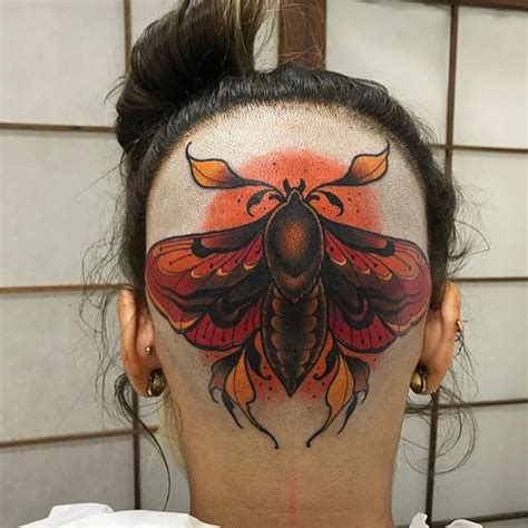 Butterfly 🦋 Nape Tattoo Thanks Lucasferreiratattoo 👍🏻 Swipe To See