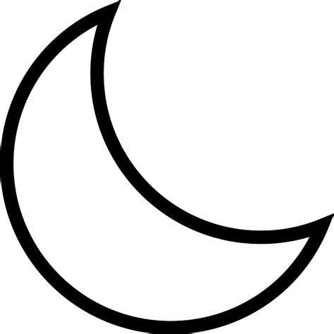 Half Moon Moon Vector Svg Icon 7 Svg Repo Free Svg Icons