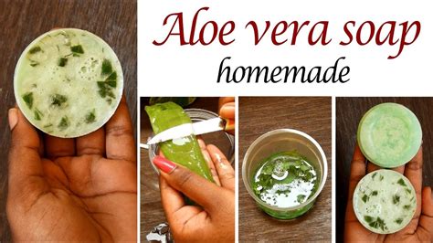 Homemade Aloe Vera Soap Aloe Vera Soap Making At Home Youtube