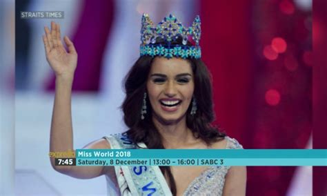 miss world pageant to broadcast live on sabc 🥇 own that crown
