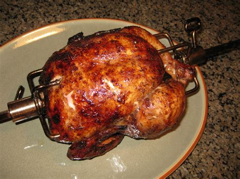 Homemade Bbq Rotisserie Chicken Recipe Delishably
