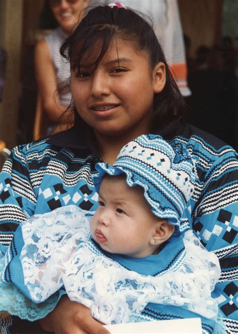 Florida Memory Seminole Mother And Child At The Brighton Seminole