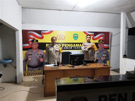 Polresta Balikpapan Dalam Pengamanan Kantor Kpu Kota Setelah Pemilihan