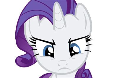 Angry Rarity Not A Vector By Twittershy On Deviantart
