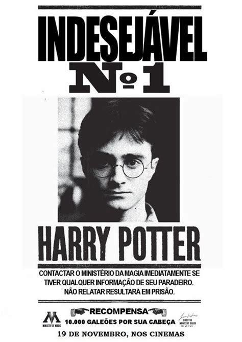 Cartazes De Procurado Do Harry Potter Para Imprimir Potterhead Mania