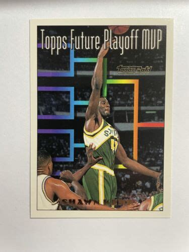 1993 94 Topps Gold 202 Shawn Kemp Future Playoff Mvp Sonics Ebay
