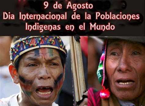 MI PERIPLO de agosto Día internacional de los pueblos indígenas