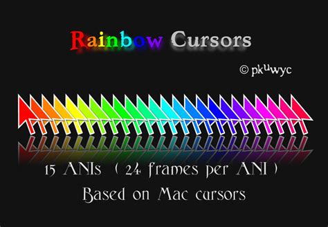 Rainbow Cursors Shape Your Computer Beautifully