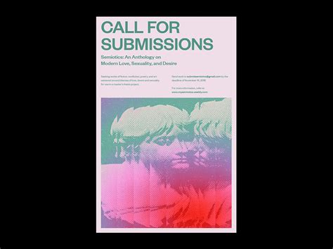 Semiotics Call For Submissions Poster Sketches By Chandler Reed On