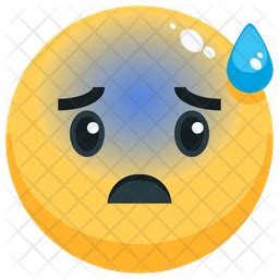 Feel bad Emoji Icon of Flat style - Available in SVG, PNG ...